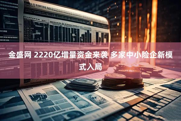 金盛网 2220亿增量资金来袭 多家中小险企新模式入局